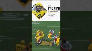 Cue the Zach Frazier highlights 🎥 steelers nfl 📺 NFLDraft on NFLNESPNABC [upl. by Negeam]