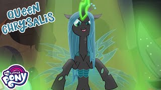 My Little Pony en español 🦄 Mejores momentos de Queen Chrysalis  La Magia de la Amistad  Completo [upl. by Aynam]