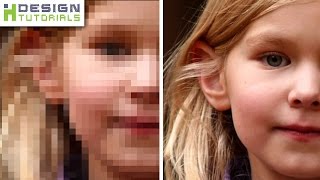 how to depixelate images in photoshop [upl. by Mandi146]