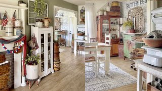 Antique Farmhouse Style Home Tour 2023 [upl. by Poll]