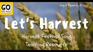 Lets Harvest Teaching Resource  Harvest Festival Song [upl. by Elia]