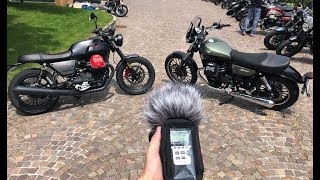 Moto Guzzi V7 vs V9 Which one sounds better [upl. by Anitselec218]