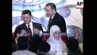 WRAP World leaders attend Erdogan daughters marriage [upl. by Artaed804]