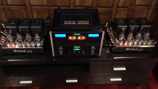 McIntosh MC275 with C1100  Start Up [upl. by Anehsak]