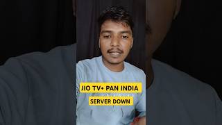 JIO TV PAN INDIA SERVER DOWN jio jiotv wifi internet [upl. by Lamori273]