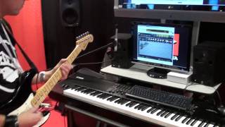 IK Multimedia presents AmpliTube Fender guitar software at Musikmesse 2009 [upl. by Eenot]