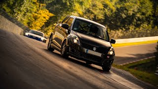 Nordschleife Touristenfahrten Green Hell Driving Days in Suzuki Swift Sport Onboard and RaceChrono [upl. by Uel]