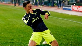 Metsut Özil AMAZING GOAL  Ludogorets Radzgrad vs Arsenal 23 Champions League 2016 [upl. by Diskson]