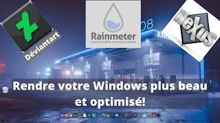 Comment rendre plus beau et personnalisé votre Windows Rainmeter Nexus Déviantart Skin cold [upl. by Maloy]