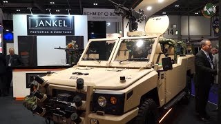 Jankel unveils the new FOX RRVx 4x4 at DSEI 2017 London UK [upl. by Eural]