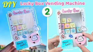 Máy Lucky Box 2  Cách làm Máy Bán Hàng Tự động bằng giấy phiên bản mới  Quyển Sách Nhỏ [upl. by Trojan]