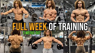 FULL WEEK OF TRAINING  3 WEEKS OUT [upl. by Adnuhsal]