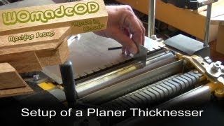 Planer Thicknesser Setup [upl. by Juana]