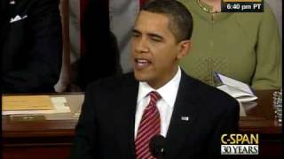 CSPAN President Obama Address to Congress [upl. by Resa493]