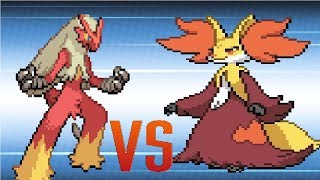 Pokemon Blaziken amp Sceptile amp Swampert vs Greninja amp Delphox amp Chesnaught [upl. by Assirrac]