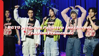 BGYO Performs PATINTERO No Choreo  BONFIR3 3rd Anniversary Thanksgiving 240127 Fancam  heybadj [upl. by Nnorahs148]