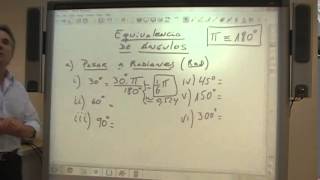 Convertir de radianes a grados en la calculadora científica fx991 LA CW [upl. by Havener]