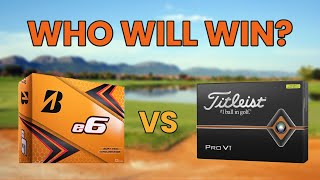 Budget vs Premium golf balls  Bridgestone e6 vs Titleist Pro v1 golf balls [upl. by Aisanahta]