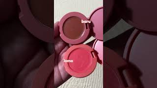 WARDAH COLORFIT CREAM BLUSH SHADES BARU VS LAMA  BEDANYA APA shorts [upl. by Enitselec608]