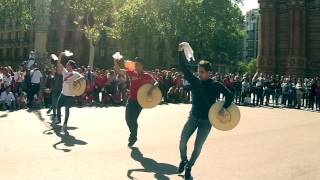 Marinera Norteña BARCELONA ARC DE TRIOMF  Exhibición De Los Campeones De Europa 2017 [upl. by Leighland]