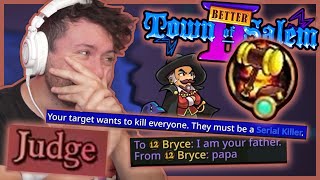 The Serial Killer my son makes the Judge proud  Town of Salem 2 BetterTOS2 Mod w Friends [upl. by Eiramait]