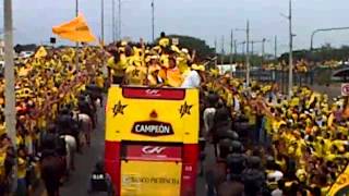 CARAVANA DEL CAMPEON 2012 BARCELONA SC [upl. by Enaitsirk]