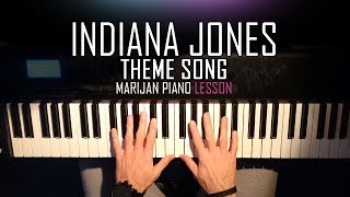 How To Play Indiana Jones  Soundtrack  Theme Song  Piano Tutorial Lesson [upl. by Sobel]