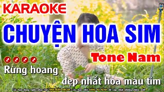 Chuyện Hoa Sim Karaoke Nhạc Sống Tone Nam  Cm   Tình Trần Organ [upl. by Levenson]