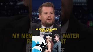 James Corden’s Hilarious Waterpark Escapade 😂💦 JamesCorden shorts [upl. by Sllew]