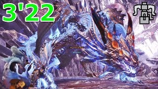 【MHW】歴戦王ゼノ・ジーヴァ 3分22秒討伐 ソロ【ヘビィボウガン】 [upl. by Ivor]