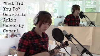 What Did You Do  Gabrielle Aplin cover by Canen coverupthedark [upl. by Simonne]