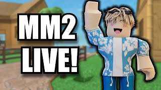 🔴 Playing Roblox MM2 Live With Viewers  Join us  live mm2 shorts verticallive short roblox [upl. by Heimer]