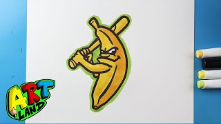 How to Draw Savannah Bananas Logo [upl. by Calabrese]