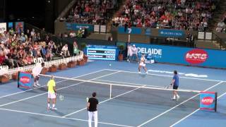 Mansour Bahrami highlights from World Tennis Challenge 2014 [upl. by Rowan436]