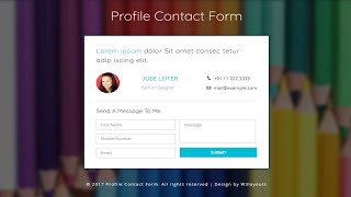 ASPNET MVC 25  Profile Contact Form ASPNET MVC Framework  FoxLearn [upl. by Clare58]