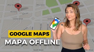 Como usar o Google Maps offline  Dica e tutorial para baixar seus mapas offline no Google Maps [upl. by Sampson260]