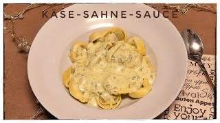 5 Minuten Käsesoße Tortellini in KäseSahnesoße günstig und einfach kann so lecker sein [upl. by Alla]