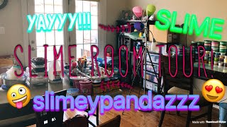 SLIME ROOM TOUR slimeypandazzz [upl. by Annaiviv]