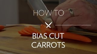 Bias Cutting Carrots [upl. by Ellehcir]