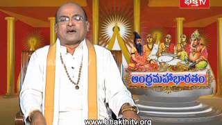 Garikipati Andhra Mahabharatam  Drona Parvam Episode 1180  Part 3 [upl. by Aryam]