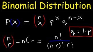 Finding The Probability of a Binomial Distribution Plus Mean amp Standard Deviation [upl. by Bertolde]