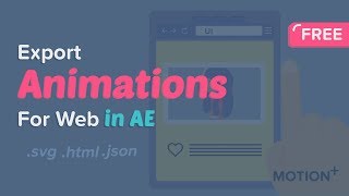 How to use BodyMovin to export animations for web To SVGJSONHTML After Effects Tutorial [upl. by Sundberg81]