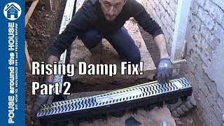 Rising Damp Treatment  How to Install a Damp Proof Course [upl. by Cocke]