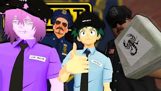 Deku and Shigaraki Become Cops In VRChat MHA VR [upl. by Airom374]