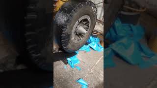 Tyres remolding tyre Refreadign process Tyre remolbing However tyre tyreretreading tyrefactory ok [upl. by Wamsley]