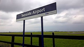 Teesside Airport Train Station [upl. by Pachston]