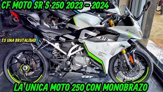 NUEVA CF MOTO SR S 250 REVIEW A FONDO🔥 ESTO ES UNA OBRA DE ARTE 😱 DISEÑO UNICO👏🏽 YO SI ME LA COMPRO🤩 [upl. by Aimo]