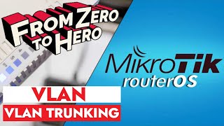 How to Configure VLAN and VLAN Trunking on MikroTik Router VLAN DHCP DNS Server NAT  Part 3 [upl. by Erminna]