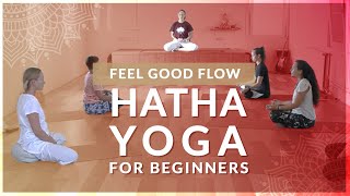 Day 1  Feel Good Flow  Hatha Yoga for Beginners [upl. by Viens]