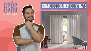 COMO DECORAR COM CORTINAS  HAVAN [upl. by Hege]